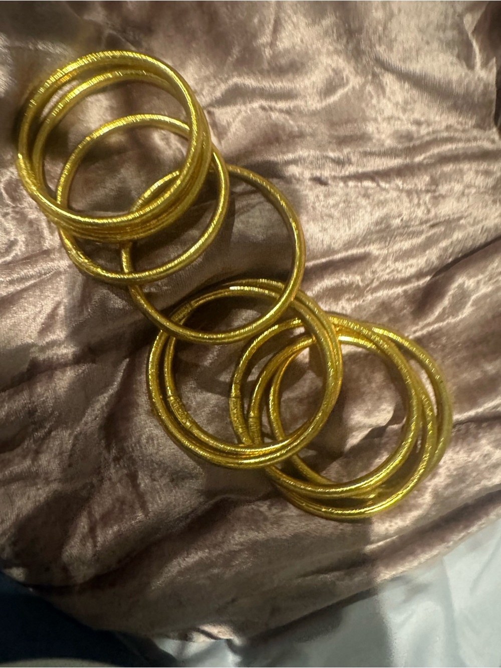 Gold-Tone Coil Bangle Bracelet - Women Jewelry - Picture 6 of 6